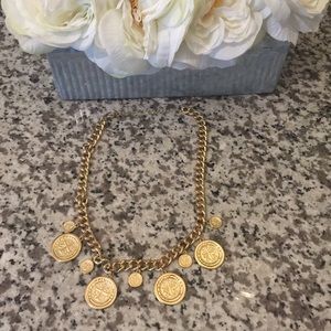 BRAND NEW Gold Medallion Necklace